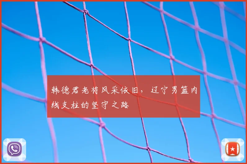韩德君老将风采依旧，辽宁男篮内线支柱的坚守之路